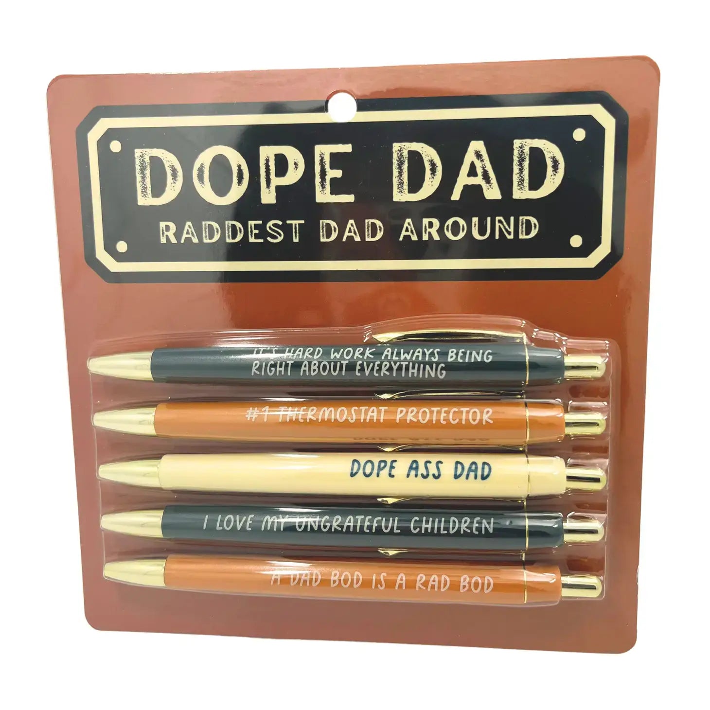 Dope Dad Pen Set (funny, gifts, pens, father's day, stationery)
