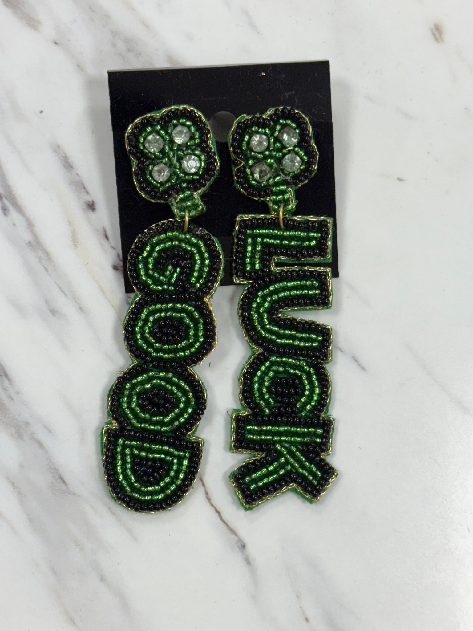 Good luck st patty's earrings