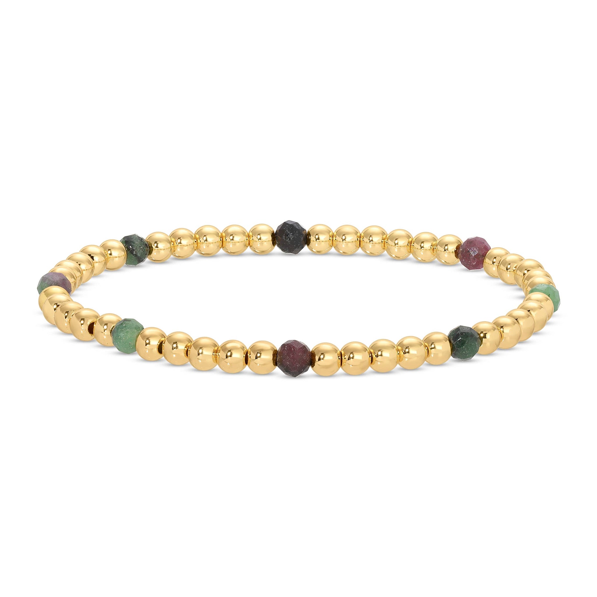 Beaded Bracelets With Stone Accents