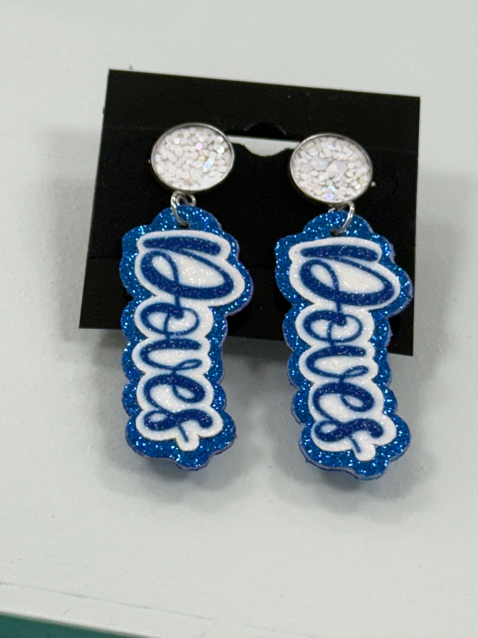 School spirit earrings