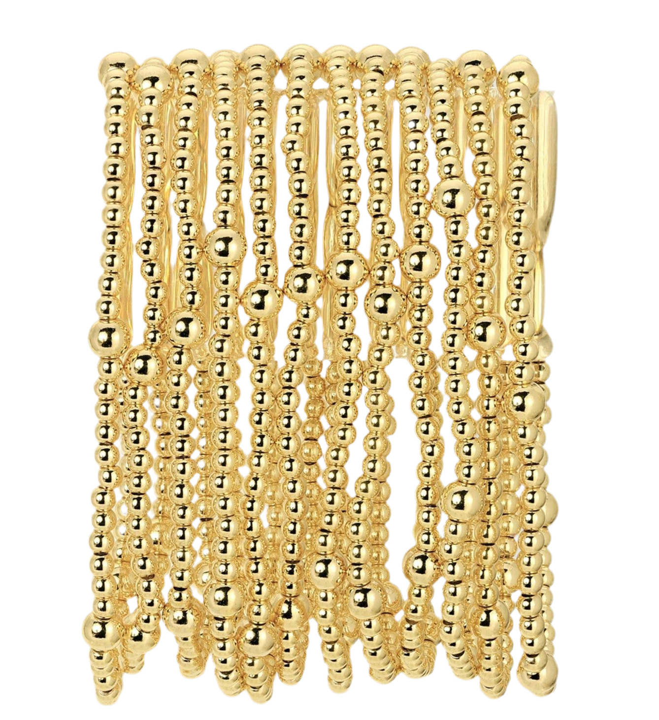 Bead With 5mm Accent Stretch Bracelets