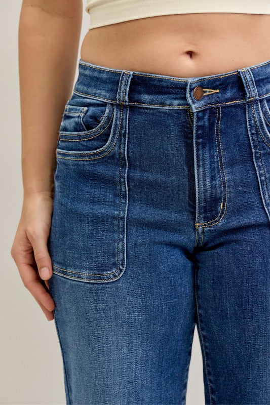 Judy Blue straight front Patch double PKt