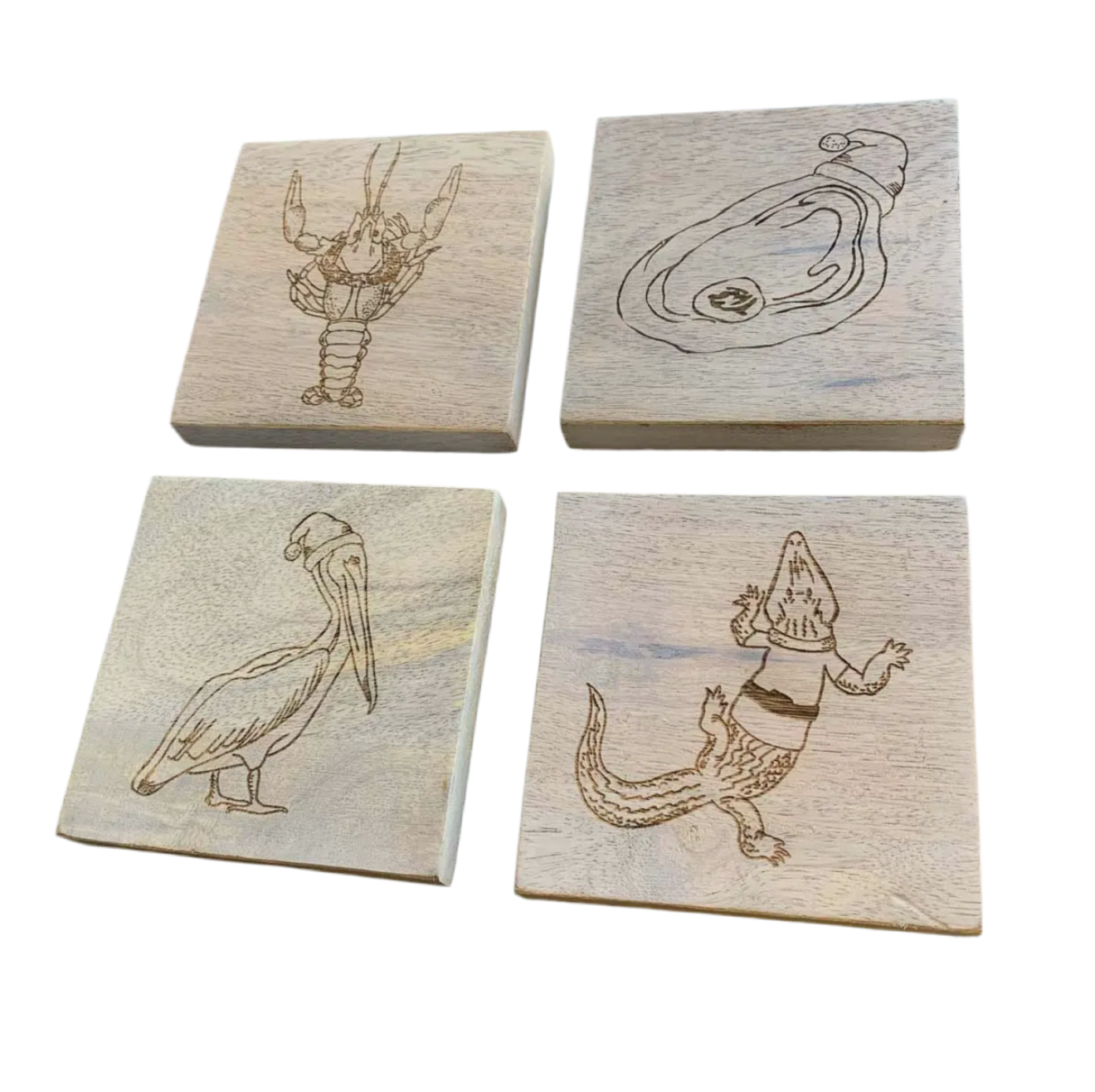 Cajun Joy coasters