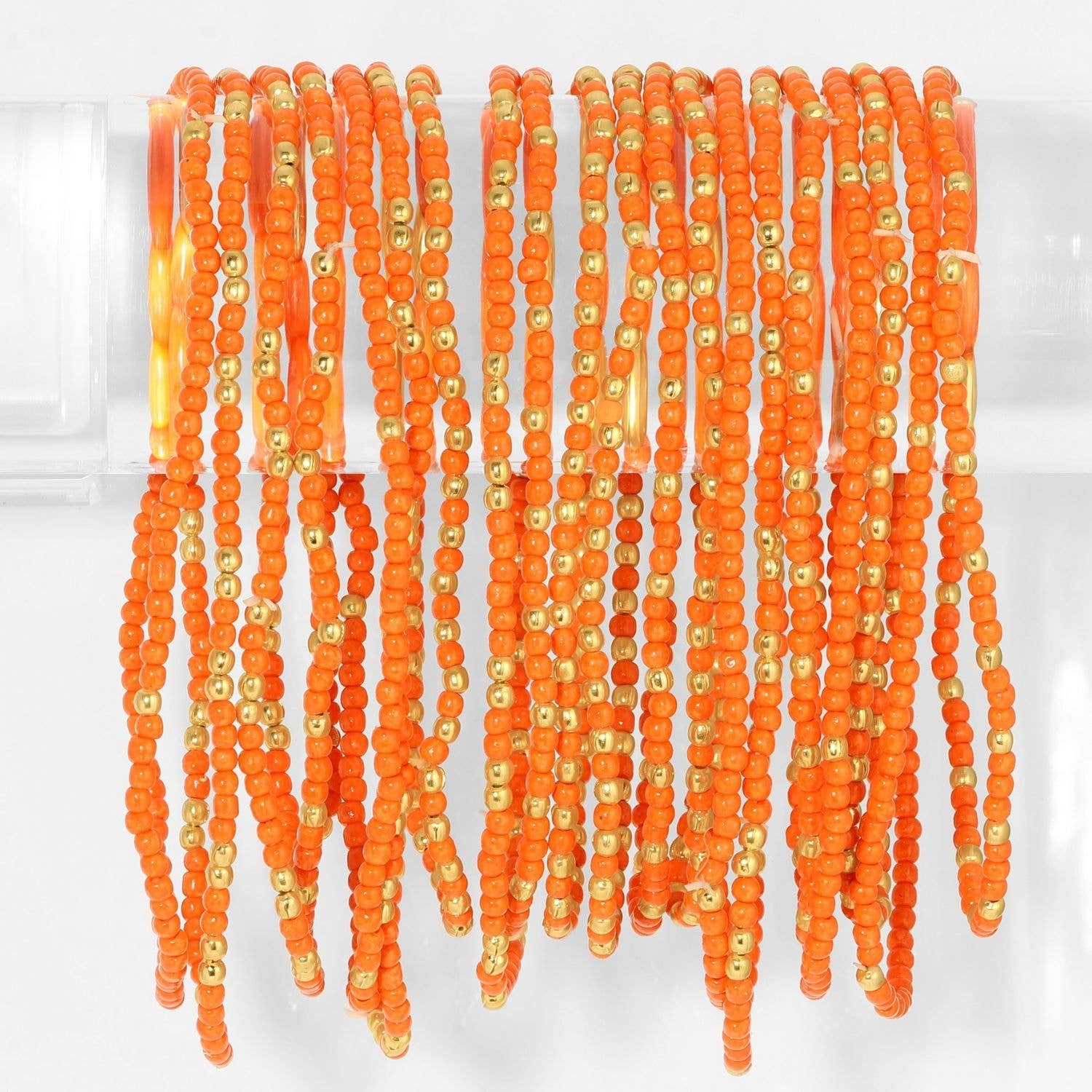 Set/24 Stretch Beaded Solid Game Day Bracelets