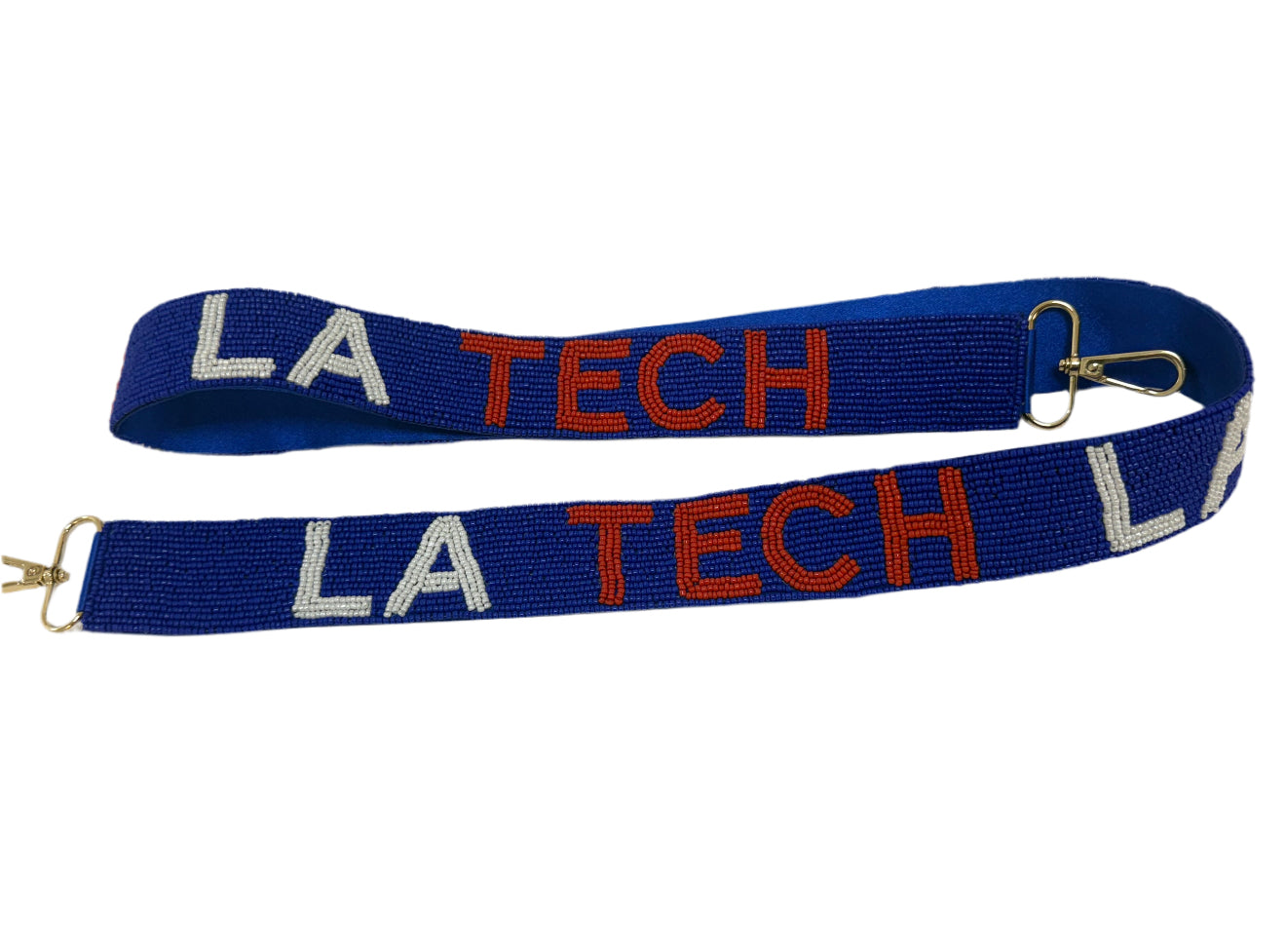 La tech beaded purse strap