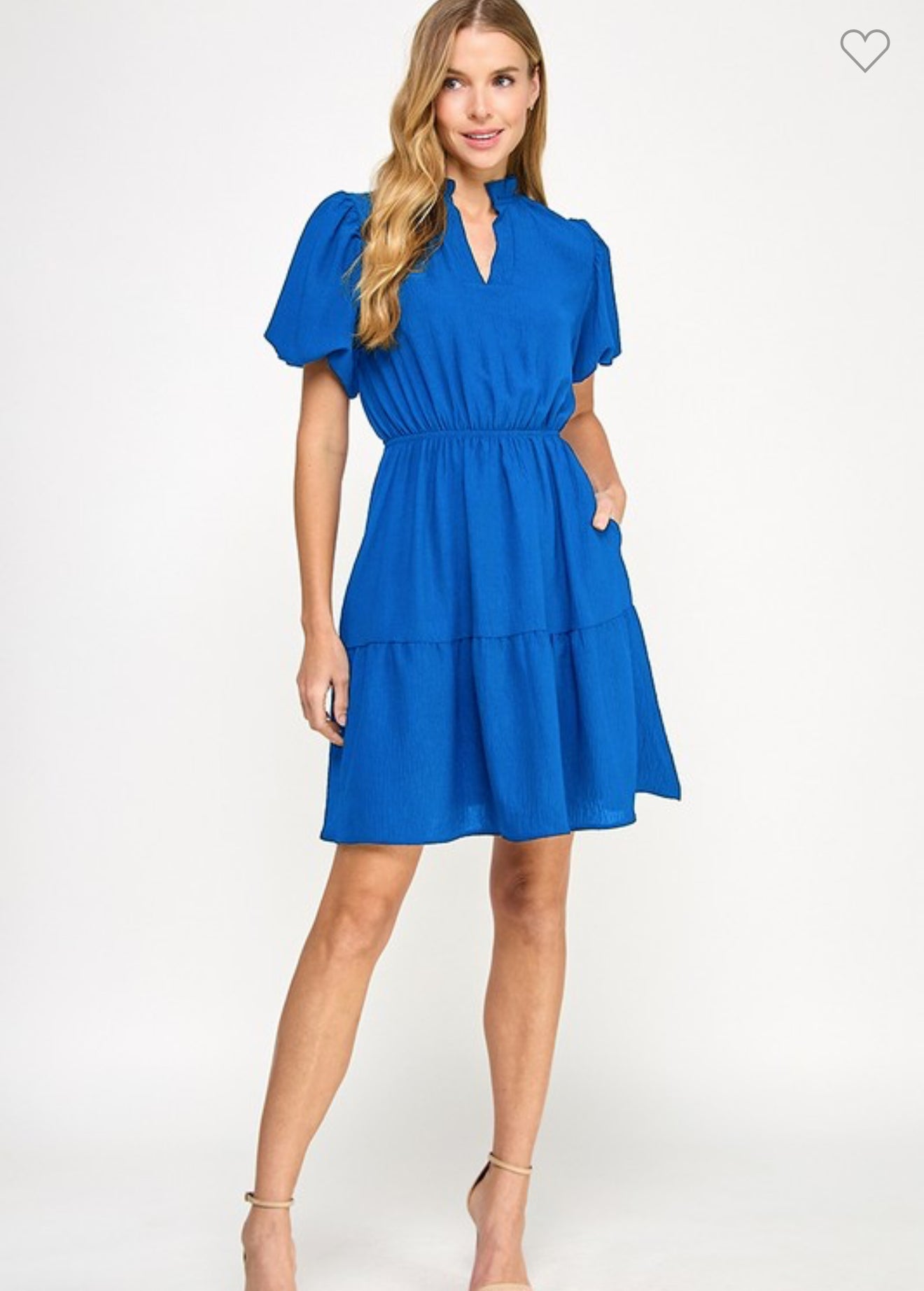 Royal blue tier Dress