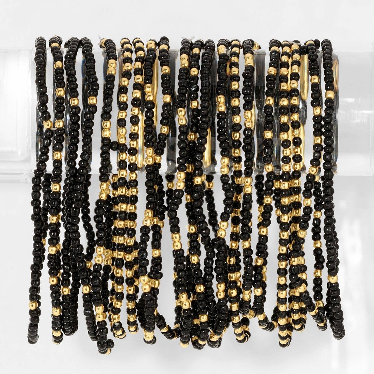 Set/24 Stretch Beaded Solid Game Day Bracelets