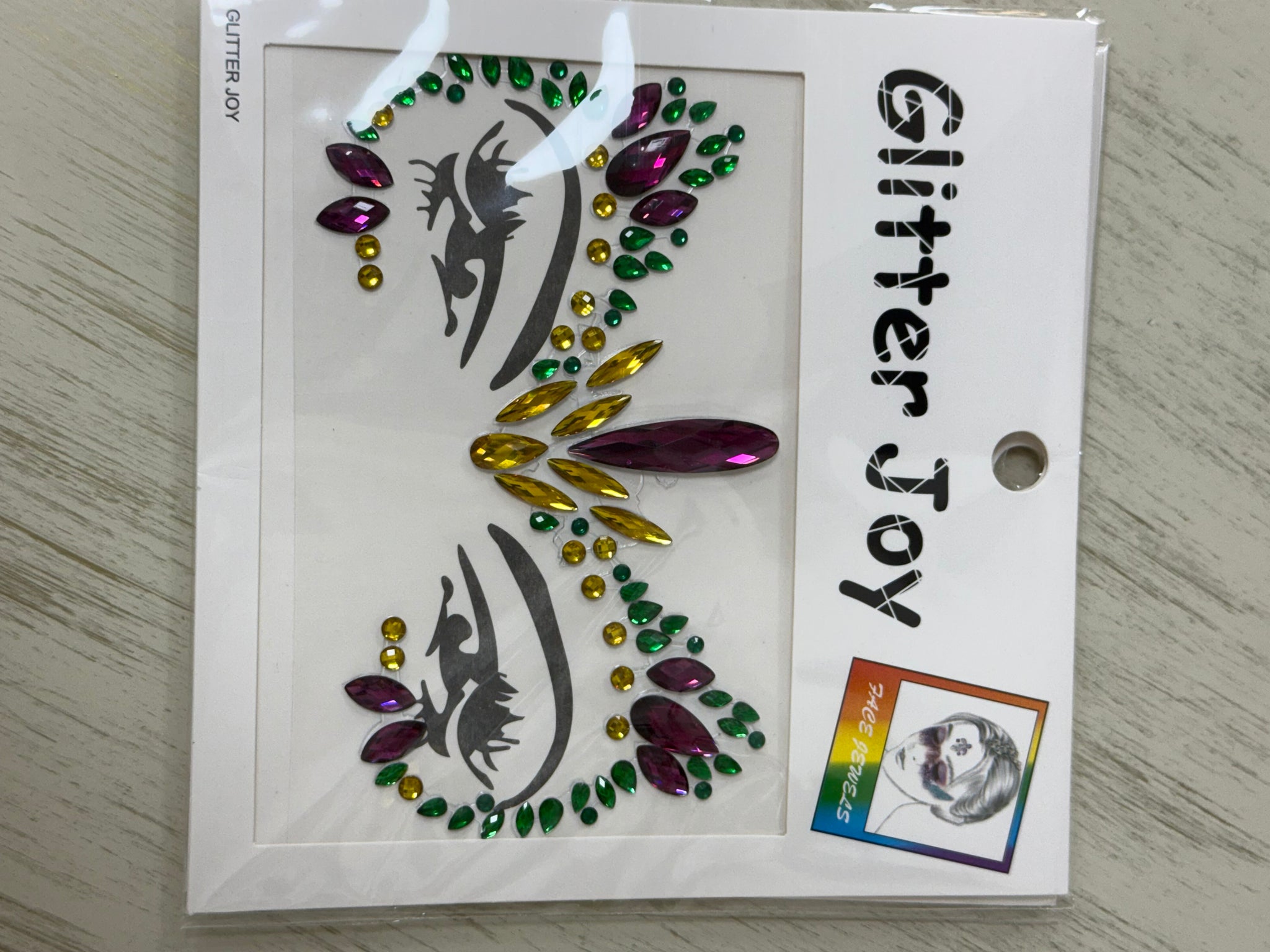 Mardi Gras Face Gems