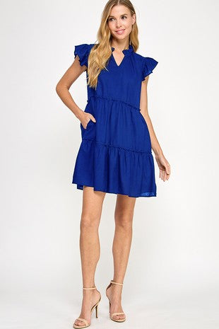 Shop Cobalt Blue Dress at Geaux Styles Large