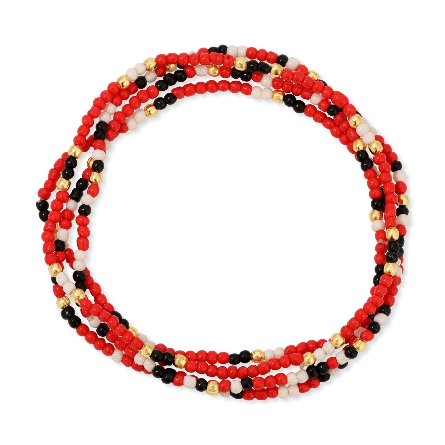 Stretch Beaded GAME DAY Bracelets