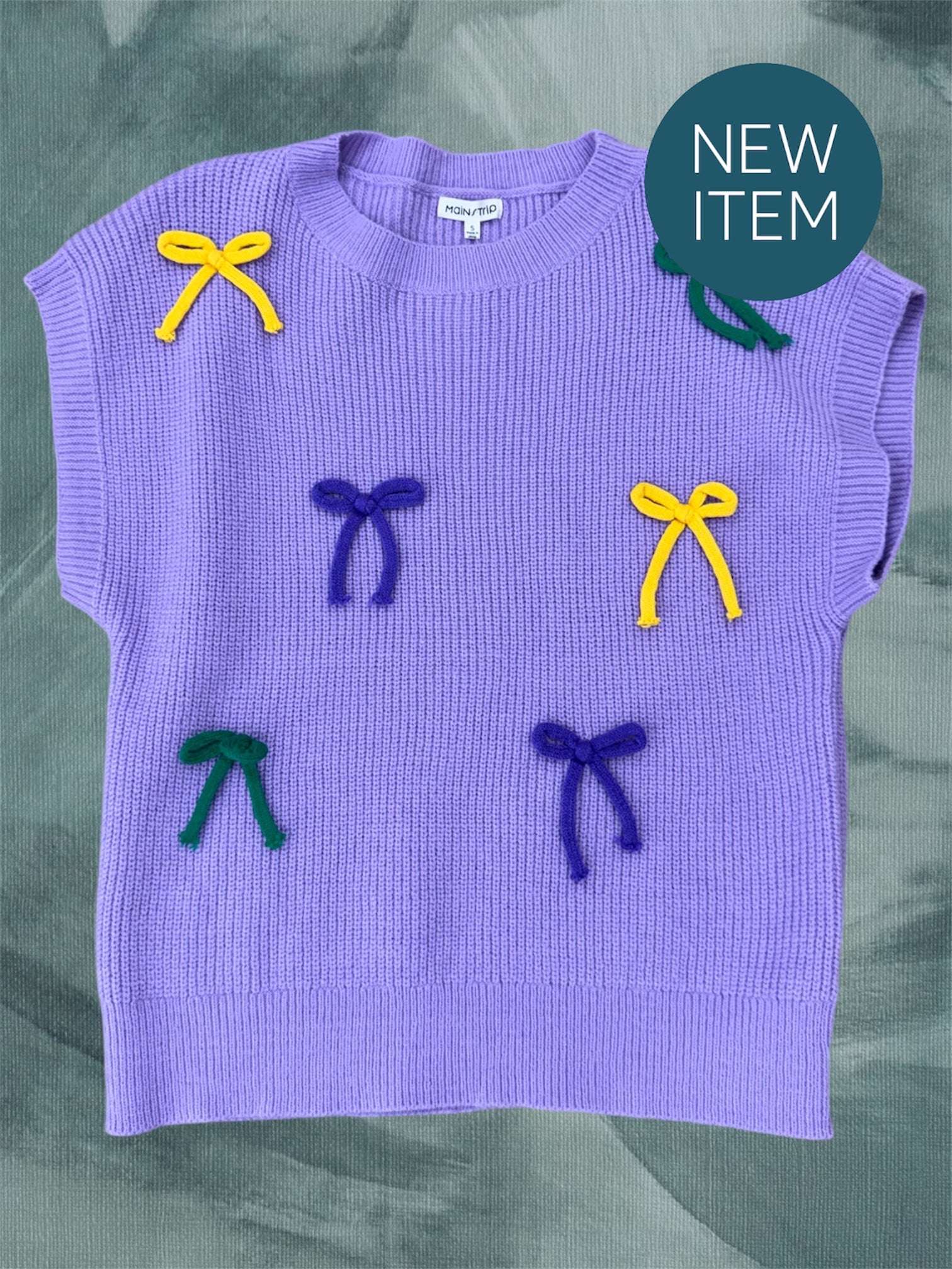Ring Ribbon Top Purple Ribbon Top