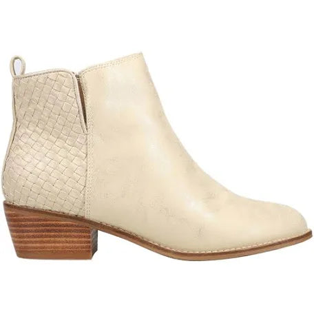 Gold metallic booties
