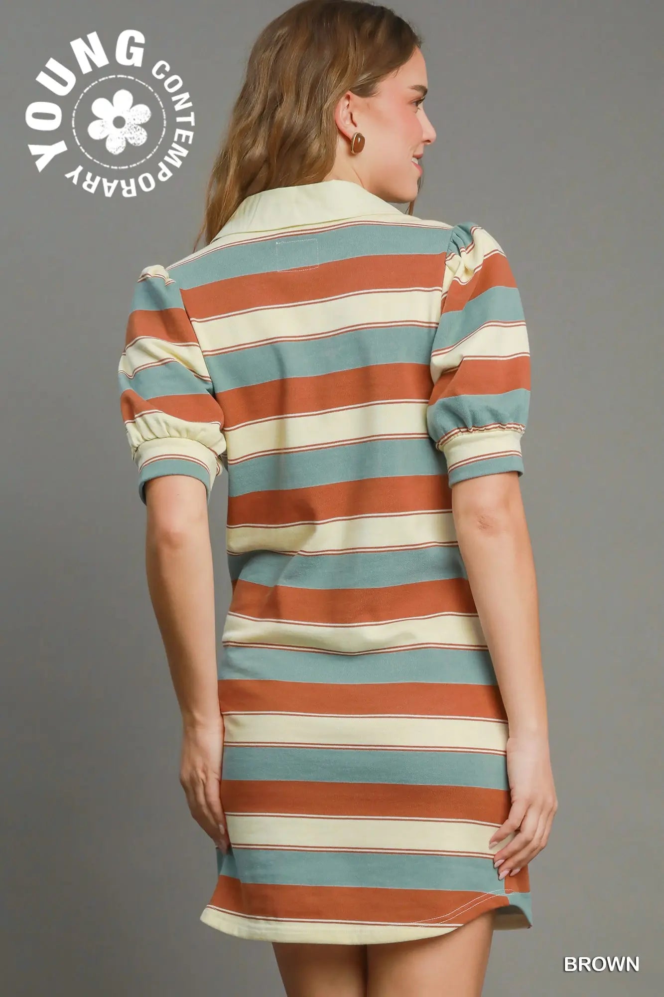 Fall striped dress