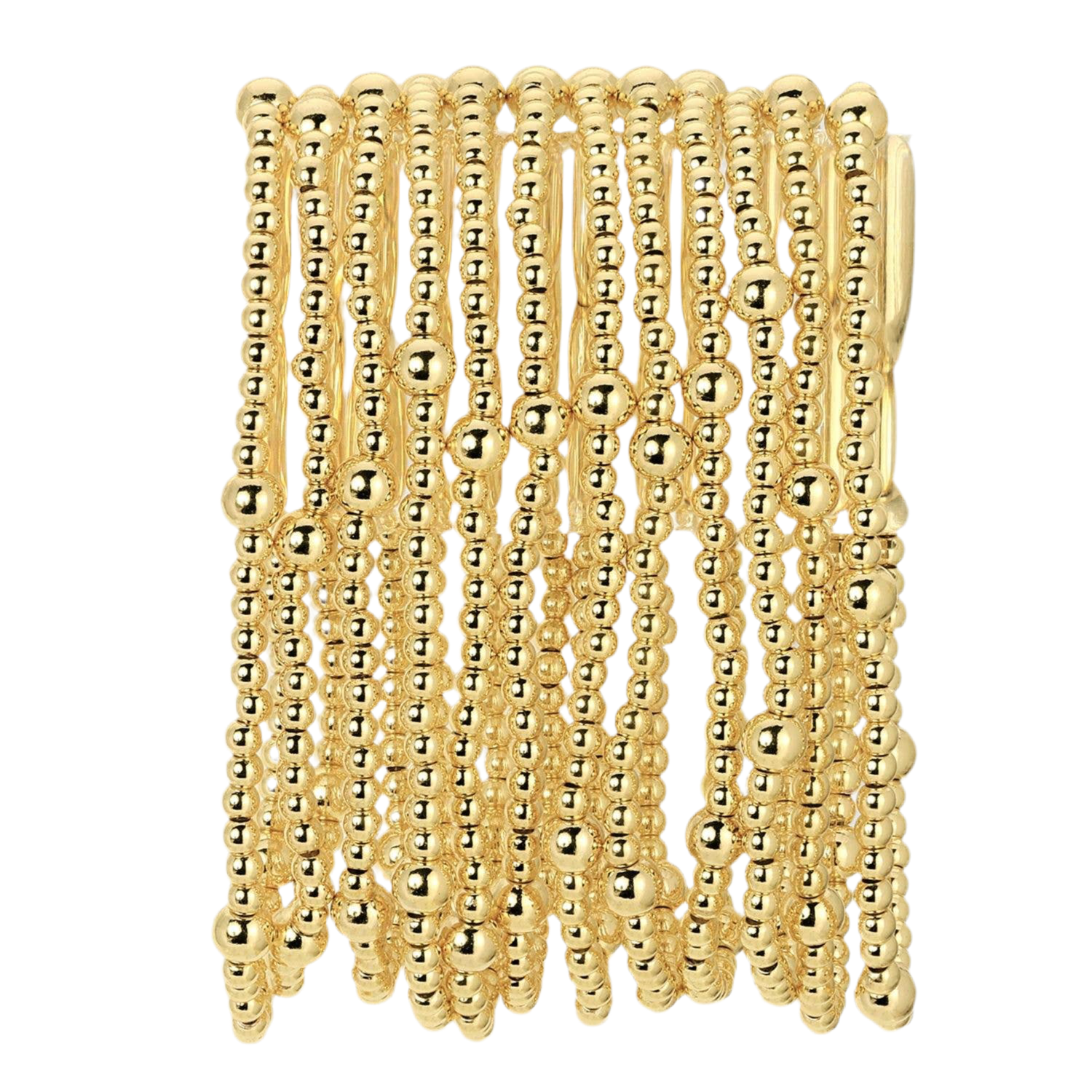 Bead With 5mm Accent Stretch Bracelets