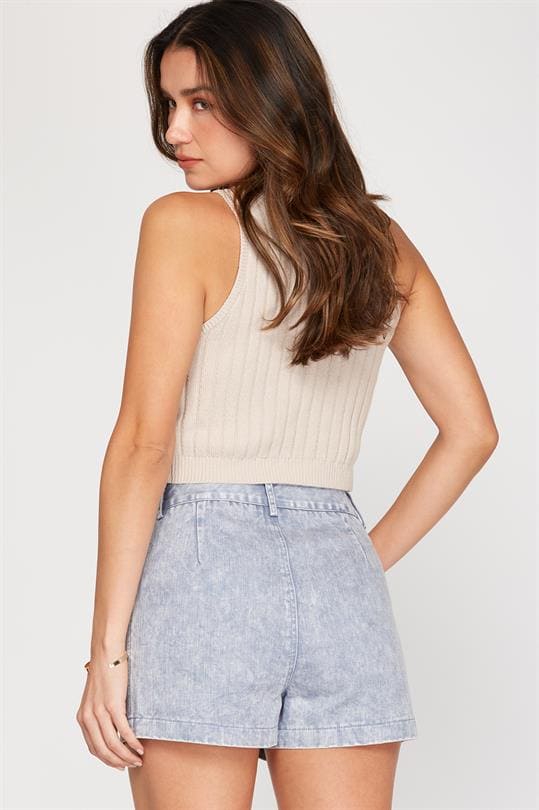Blue shorts