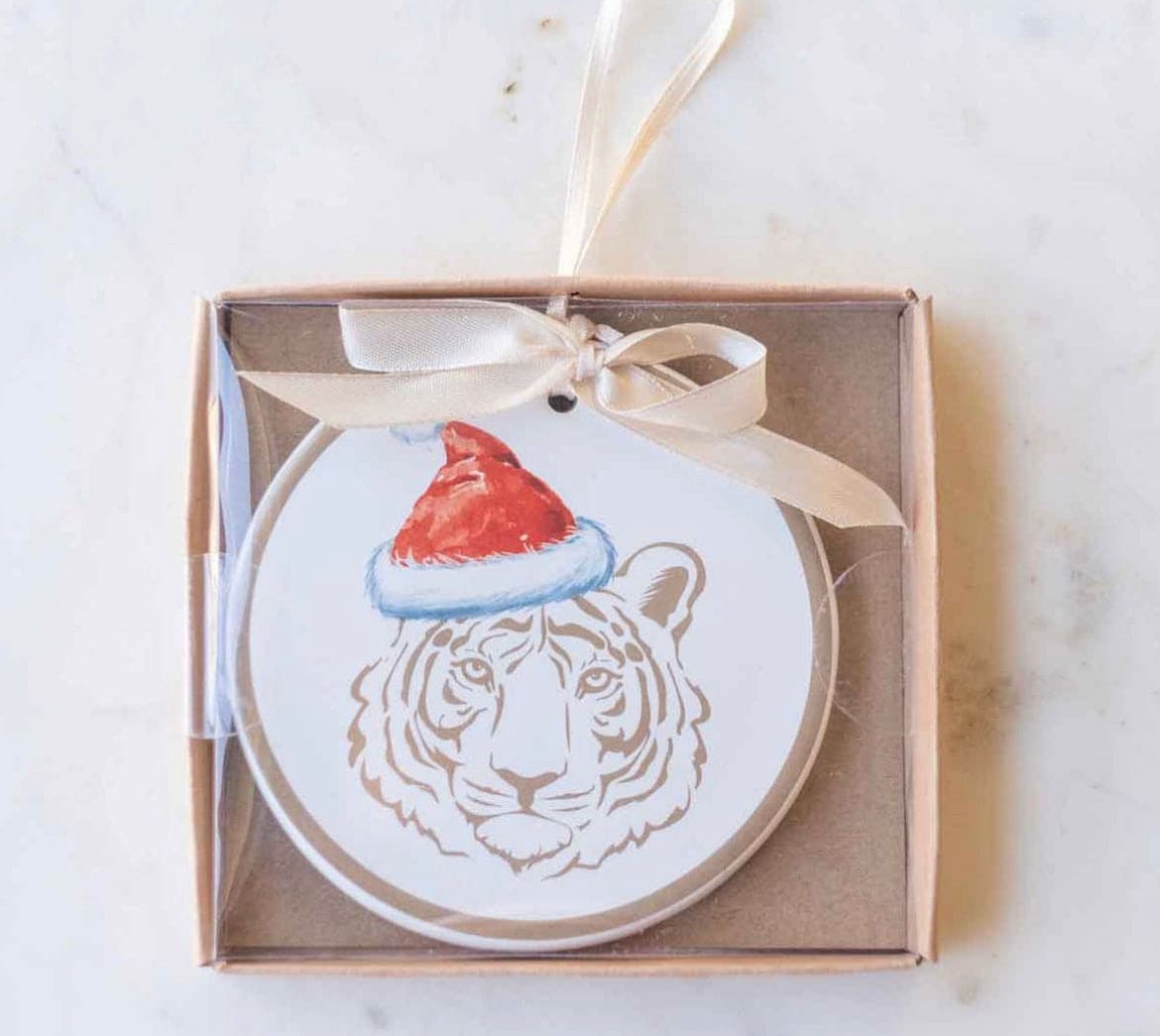 Holiday ornaments Tiger