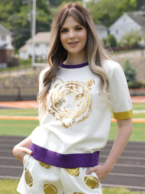 LSU Tigers Game Day Sweater