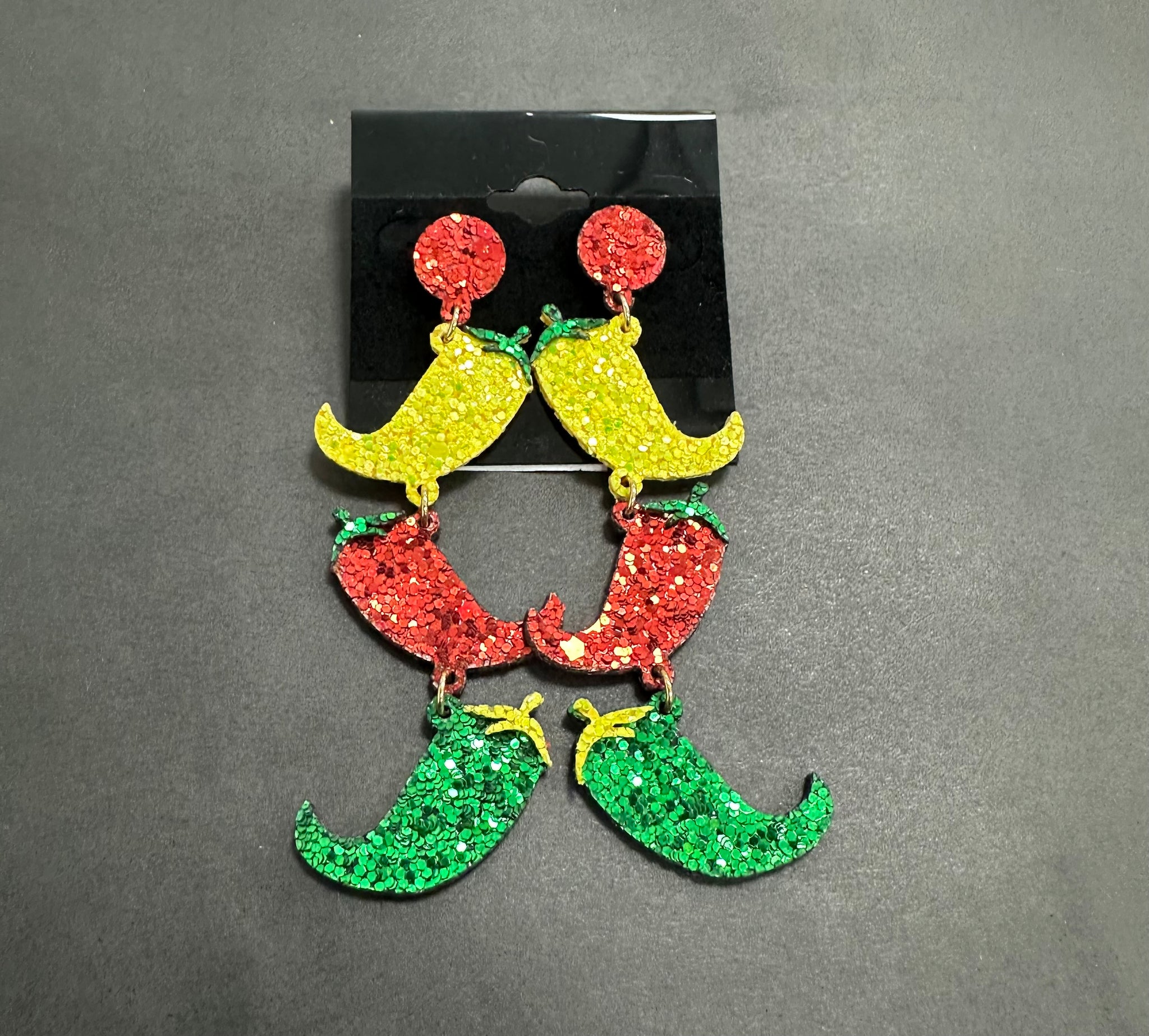 Glitter Pepper Earrings