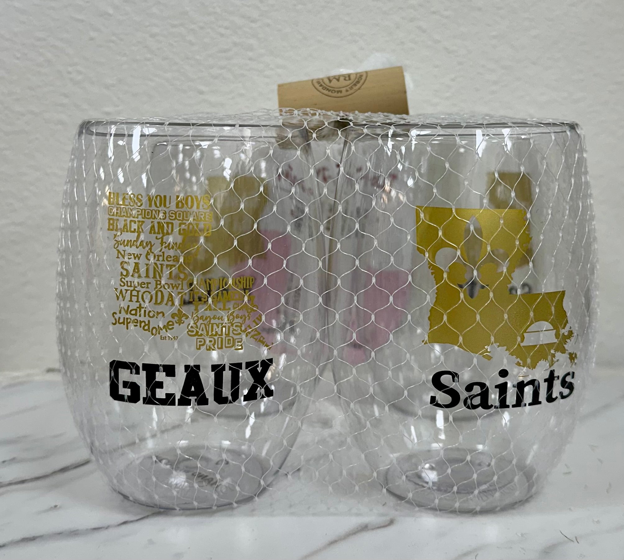 Saints Wine Glasses