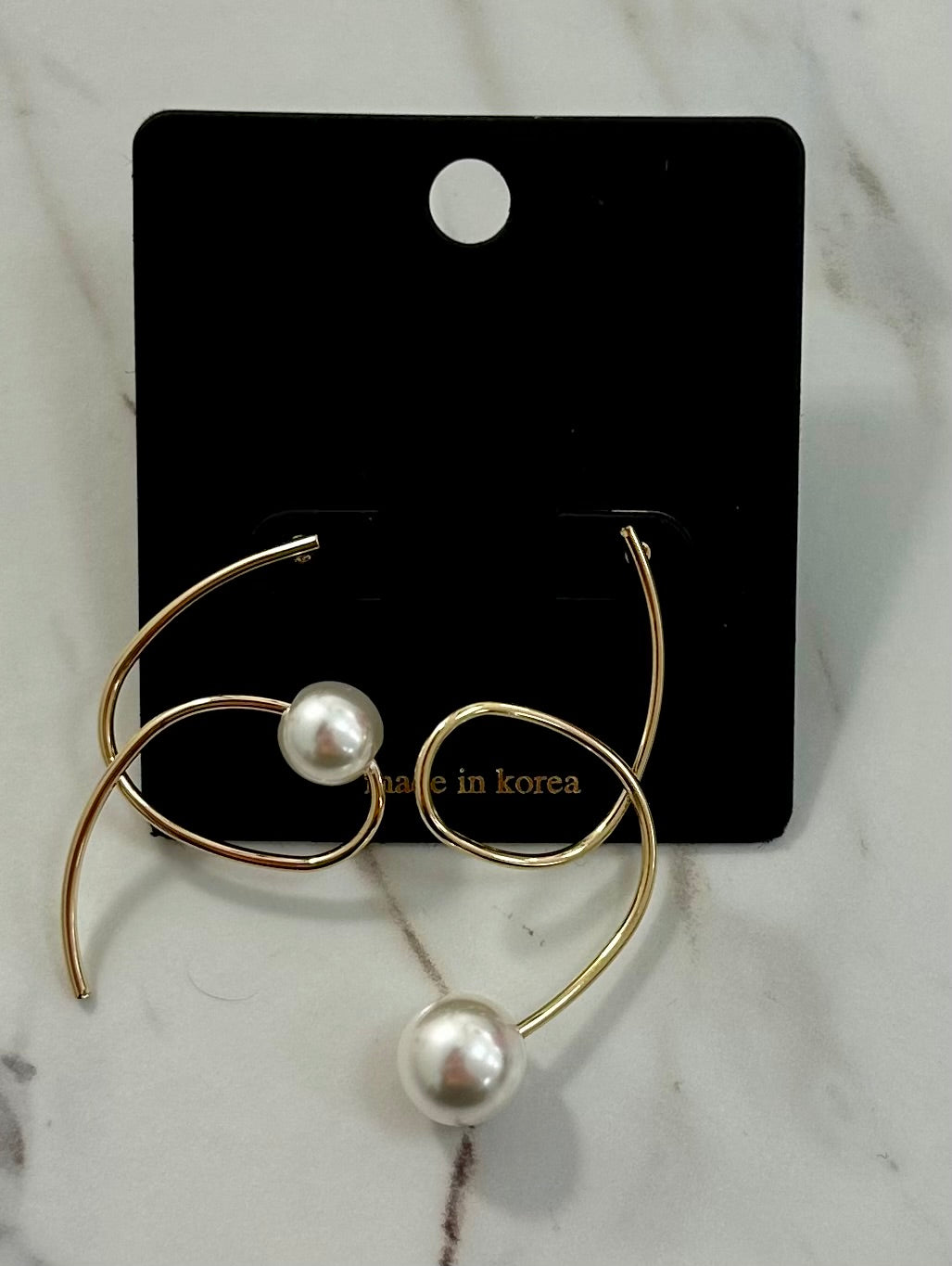 Gold Twist Earrings