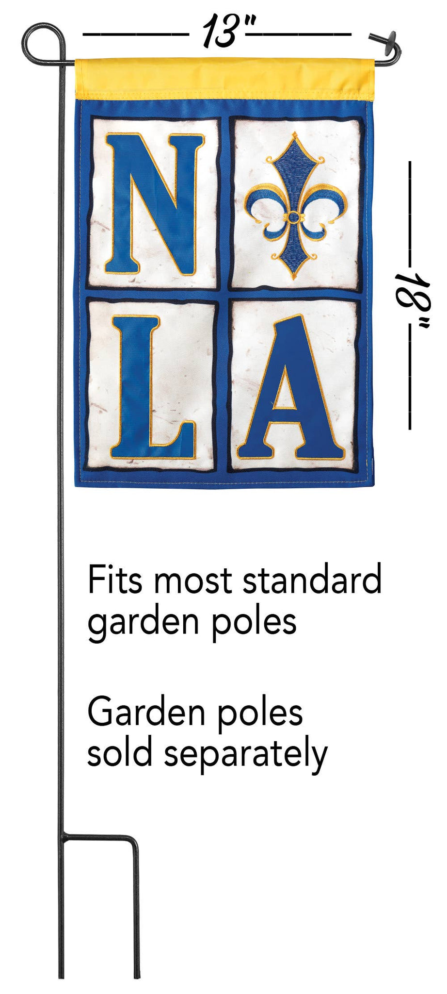 NOLA Street Tiles Flag