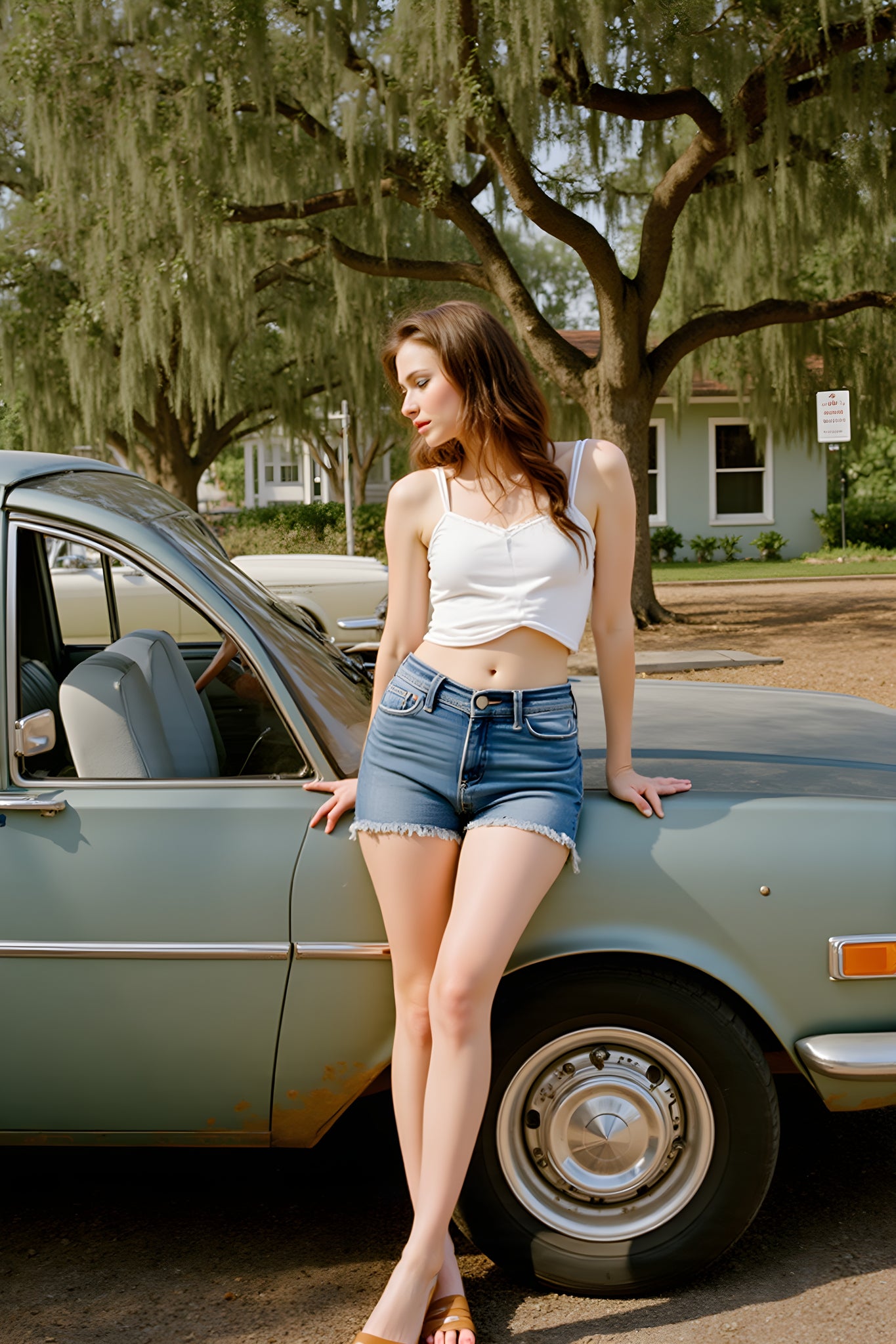 Judy Blue high waist v-front shorts
