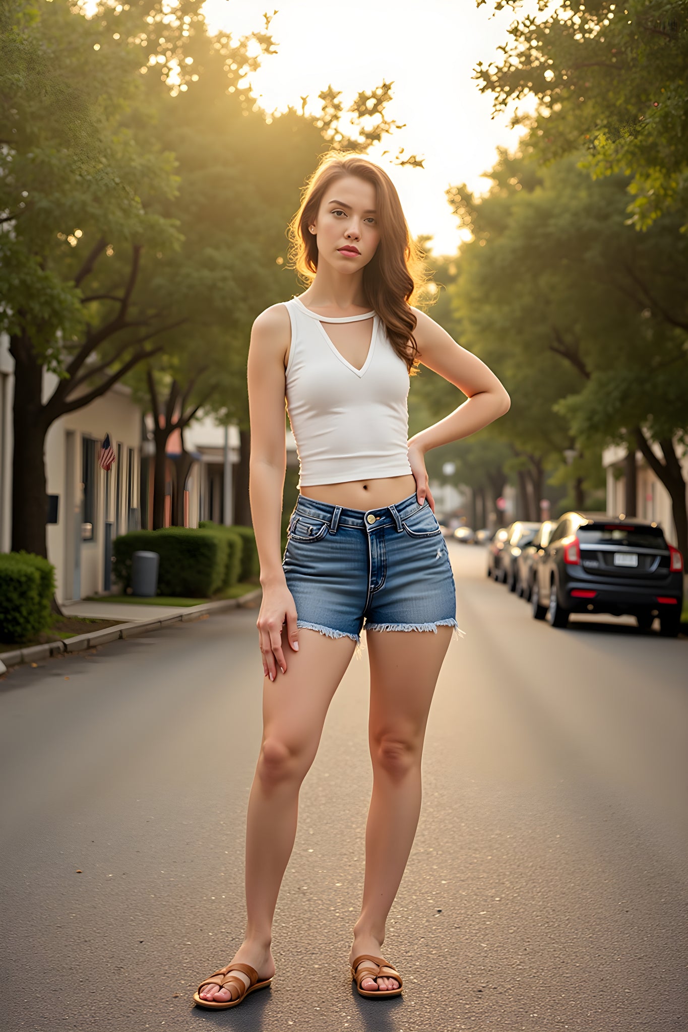 Judy Blue high waist v-front shorts
