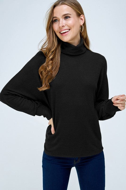 Black Turtleneck sweater top
