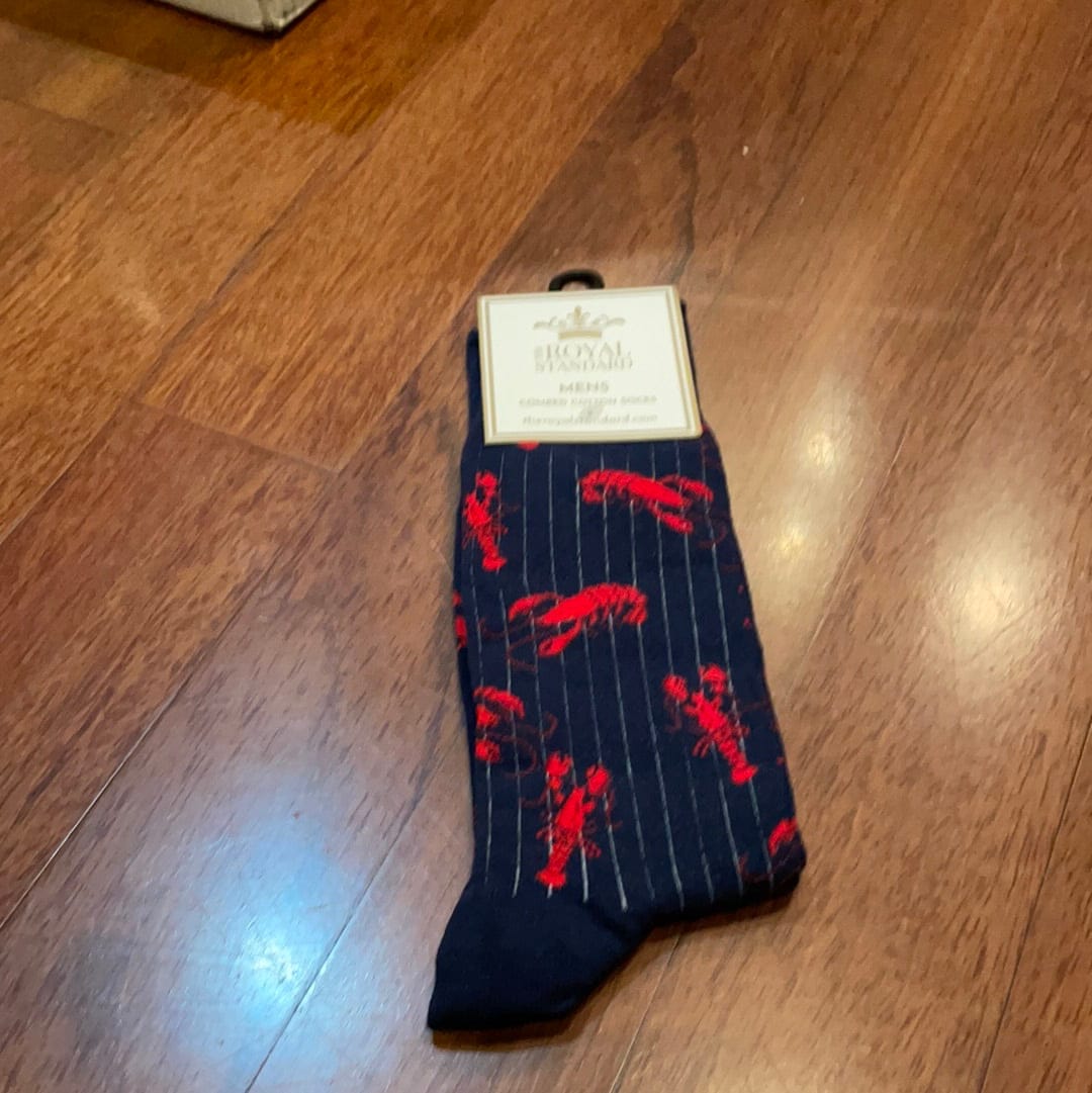 Men's Crawfish Socks blue