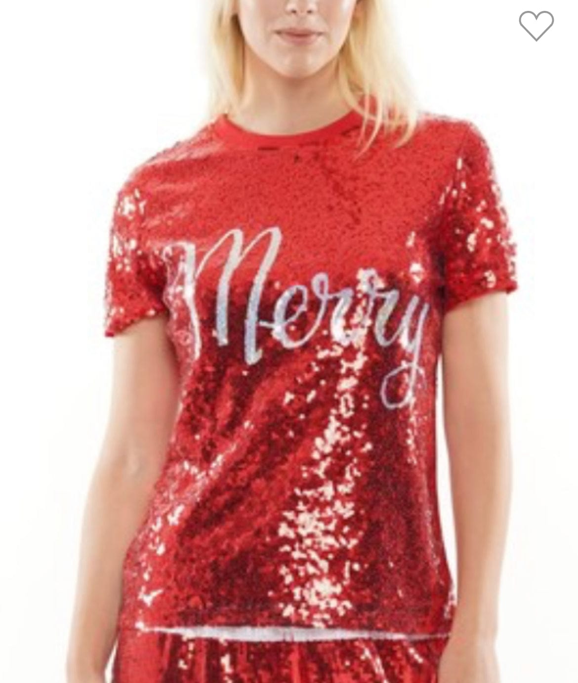 Merry sequin top